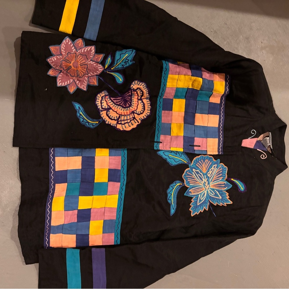 Colorful Embroidered Women's Jacket
